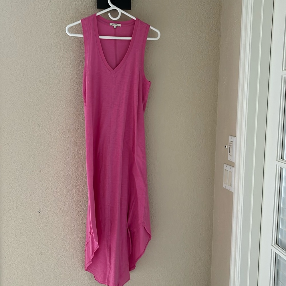 Z Supply Tank Vneck Sleeveless dress in Pink Size Small